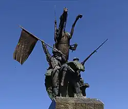The sculpture.