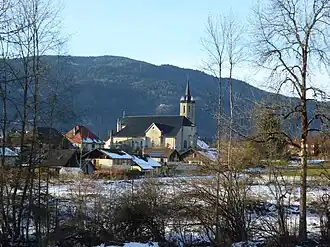 The church in Boëge