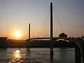 At sunset from the Iowa side in or prior to 2011