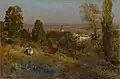 In the neighbourhood of Paris. Écouen. 1880 Tretyakov Gallery