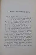 First page to "The science absolute of space"