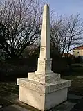 South facing side and inscriptions