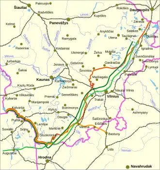 Polish–Lithuanian border around 1918–1939