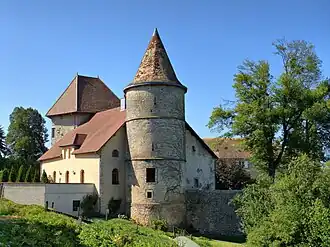 The chateau in Bouclans