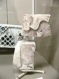 Boukoleon Palace Marble fragment of an icon with angel.