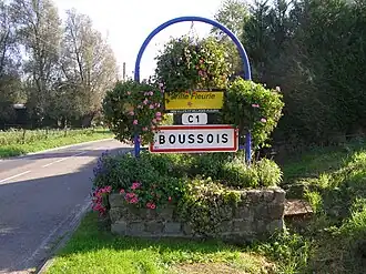 The road into Boussois