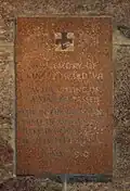 Wall-mounted plaque for King Edward VII