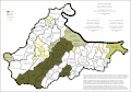 Share of Bosniaks in Brčko by settlements 2013