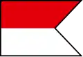 Flag of Brezová pod Bradlom