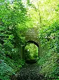 Bridge over a footpath