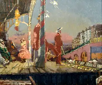 Walter Sickert's Brighton Pierrots; 1915.[151]