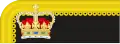 1867 to 1880 lieutenant colonel's collar rank insignia