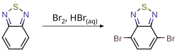 Typical bromination conditions used in the synthesis of ,7-dibromo-2,1,3-benzothiadiazole