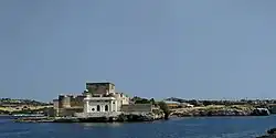 Lighthouse and castle
