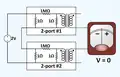Brune test series-series connection that passes because of transformer isolation.