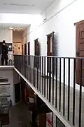 Cells in the jail.