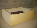 Substance moving, 1969 Sponge, foam rubber and metal panel