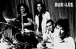 Burbles in 1995 Top: Raúl Barroso, Abraham Alcover Bottom: Osmel Prado, Carlos Cobas