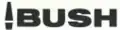 Bush logo in the 1960s. The tree icon was removed around 1970 but restored in 1981.