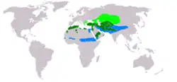 Map of range