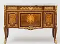 Chest of drawers made by Haupt in 1780.