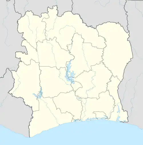 Bouaflé is located in Ivory Coast