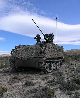 GAI-B01 with single KAA mounted on a M113
