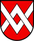 Chevron and chevron inverted, interlaced: Bolligen, Bern district, Canton of Bern, Switzerland