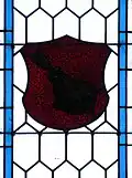 "Serbia" coat of arms, Cathedral of St. Elizabeth (built between 1378 and 1508)