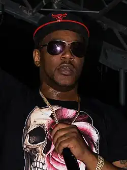 Cam'ron performing in 2014