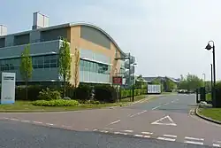 The rear entrance
