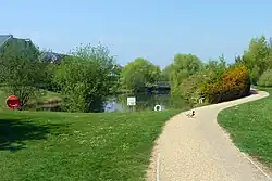 The northwest pond