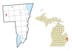 Location within St. Clair County