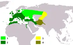 Map of range