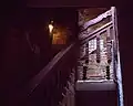 Ground-floor exterior stairwell