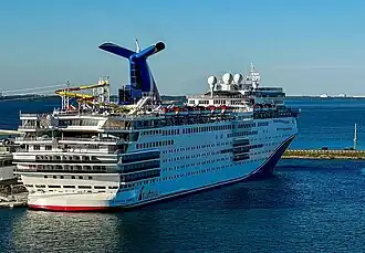 Carnival Paradise in Fall of 2021