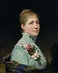 Caroline Lavinia Scott Harrison by Adolphe Yvon, c. 1880