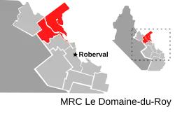 Location of Saint-Félicien