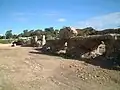 Ruins of the aqueduct from Zaghouan.
