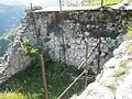 Wall near the Swabian keep.