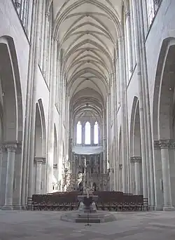 Image 3 Cathedral of Magdeburg Photo credit: Chris 73 The Cathedral of Magdeburg (known as Magdeburger Dom in German) is the first gothic cathedral in Germany and with a height of 104 m the highest cathedral in Eastern Germany. The current cathedral was constructed over the period of 300 years starting from 1209, and the completion of the steeples took place only in 1520. In 2004 a funding drive for a new organ that was started in 1997 was completed, collecting 2 Million Euro. The new organ has been ordered from a company near Potsdam, constructing a 36 ton instrument with 93 registers and approximately 5000 pipes. The construction is planned to be completed in 2007, and the new organ will hopefully be used for the first time in 2008.