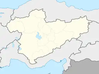 Akkışla is located in Turkey Central Anatolia