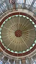 The interior of the dome