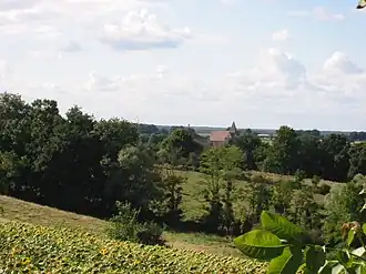 A general view of Châtelperron