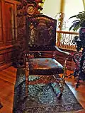 Chair off the first floor vestible