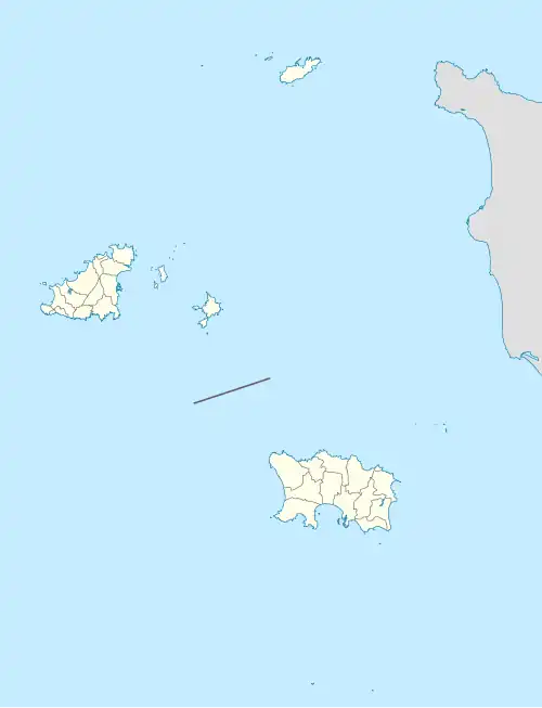 Fremont Point transmitting station is located in Channel Islands