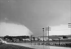 Tornado near Charles City, IA