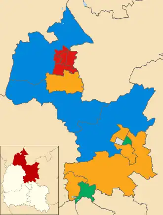 2023 results map
