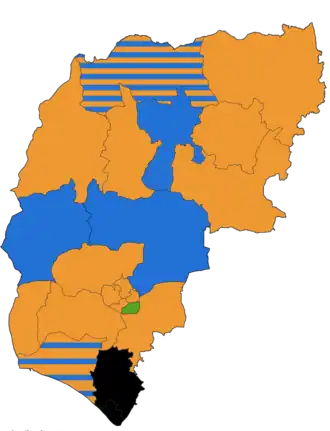 2023 results map