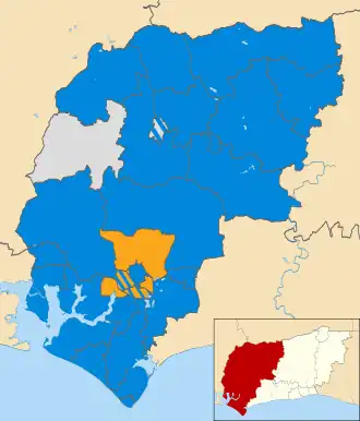 2011 results map